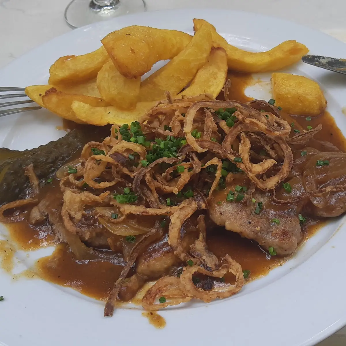 Zwiebelrostbraten