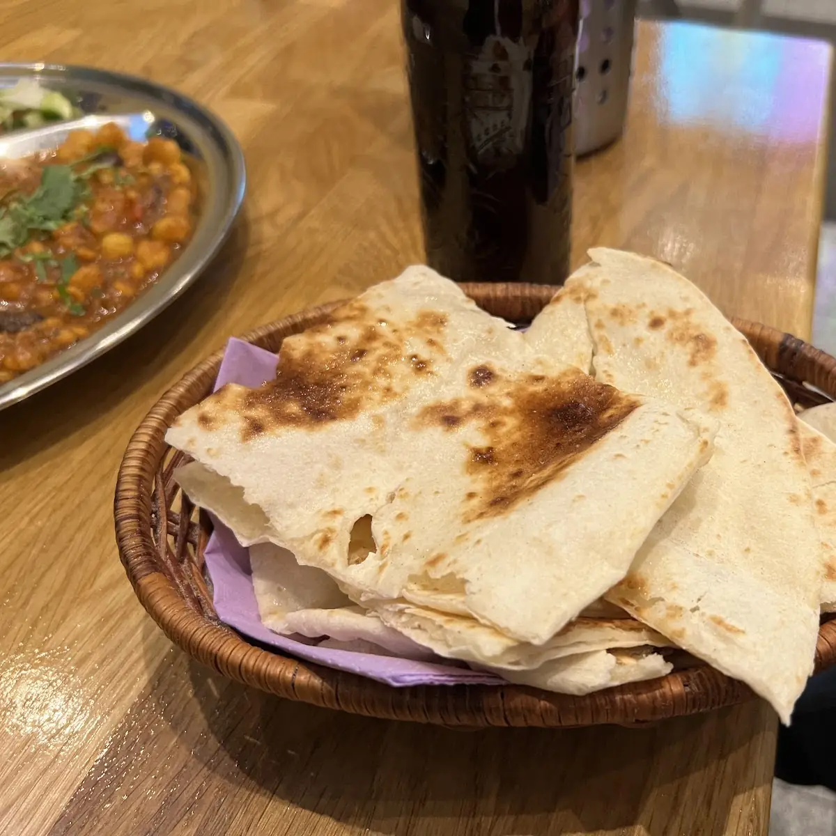 Hausgemachtes Naan Brot