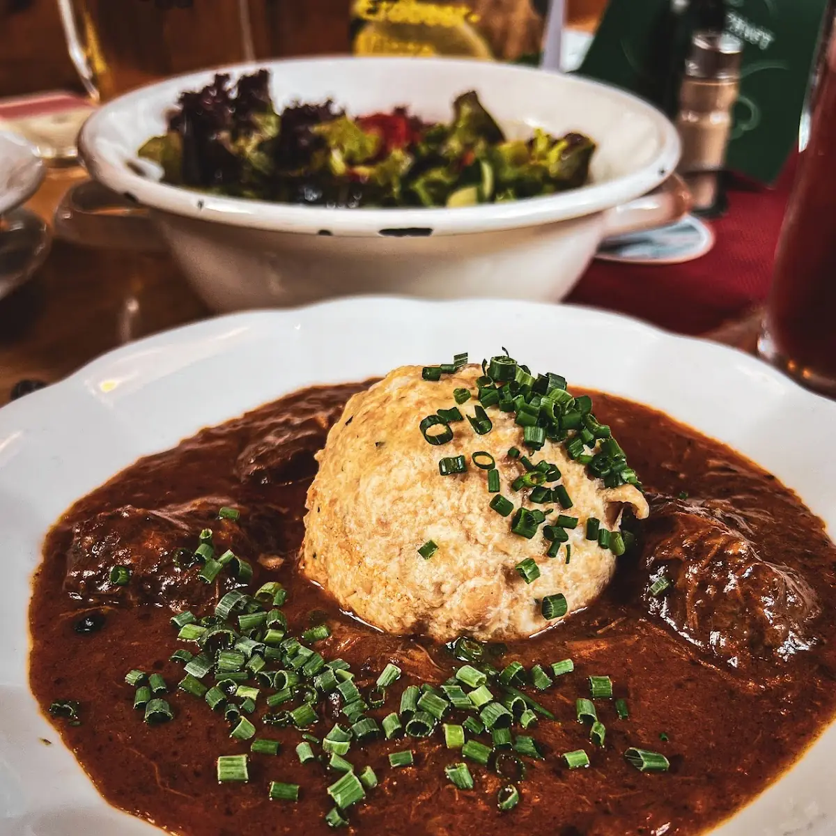 Gulasch Mit Knödel