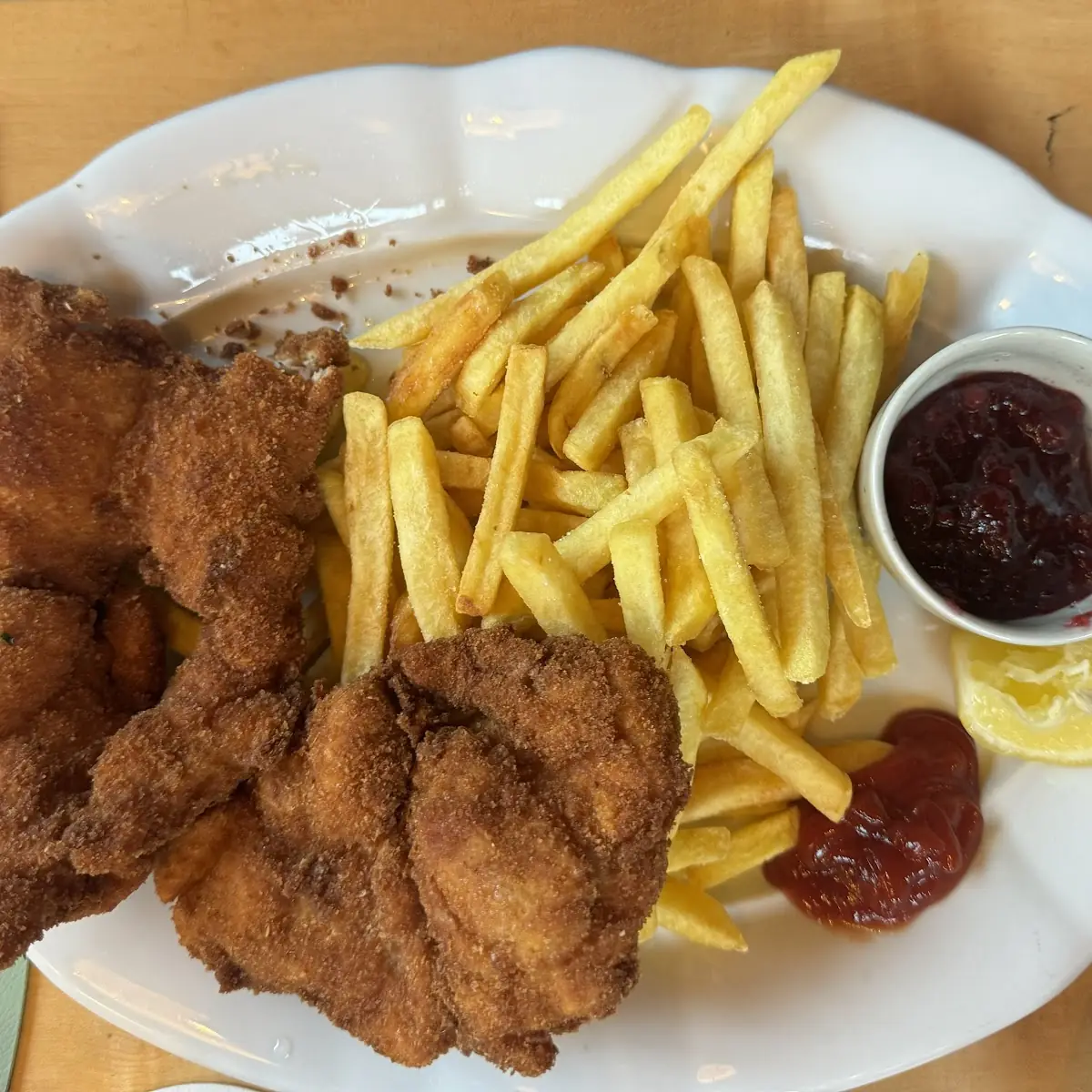 Schnitzel Mit Pommes