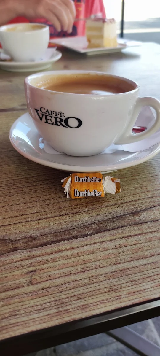 Kaffee Mit Karamell Bonbon