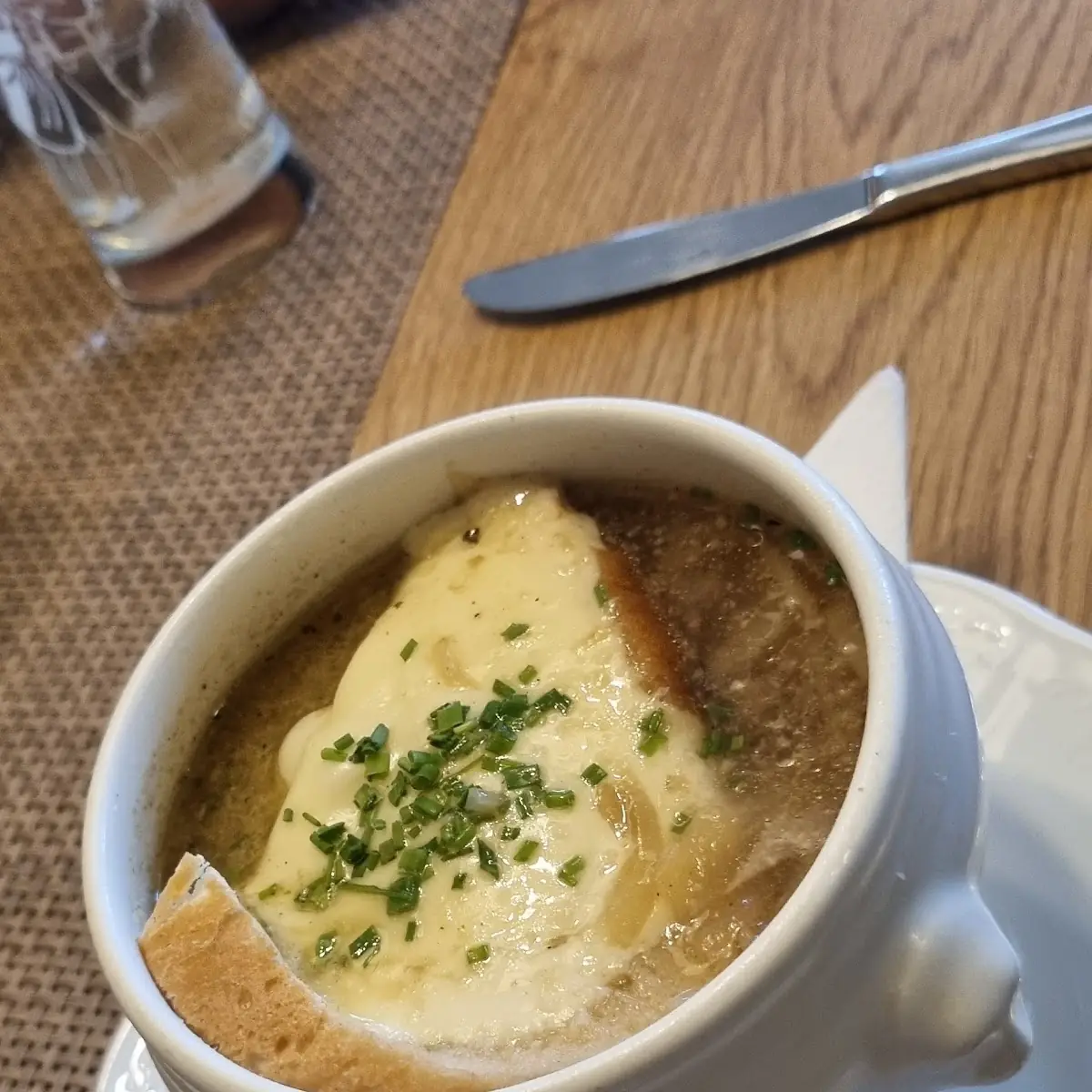 Französische Zwiebelsuppe