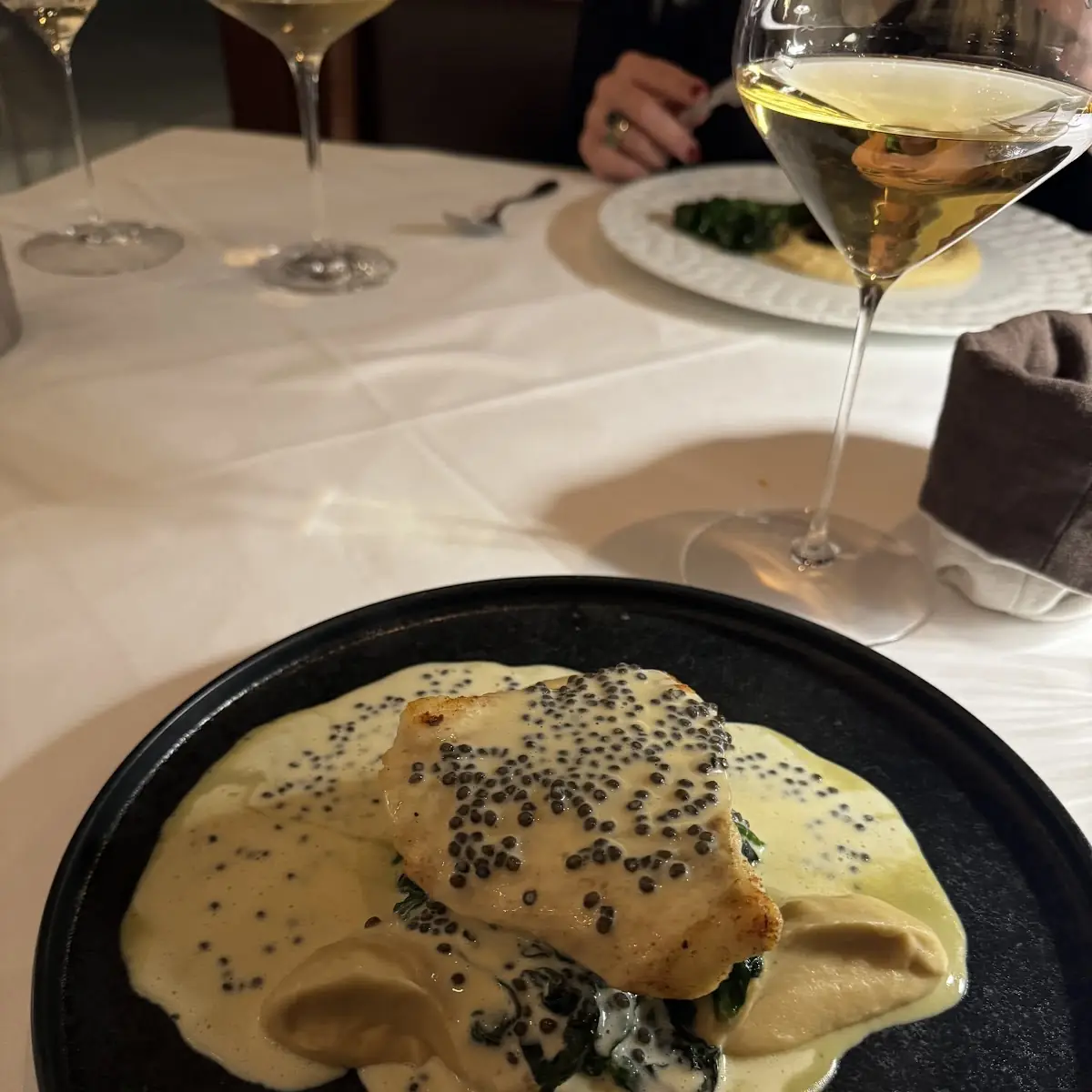 Steinbûtt Beurre Blanc Kaviar