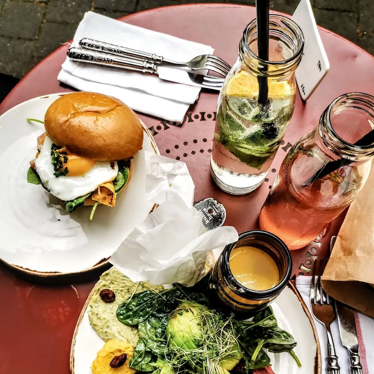 Veganes Frühstück Und Frühstücksburger