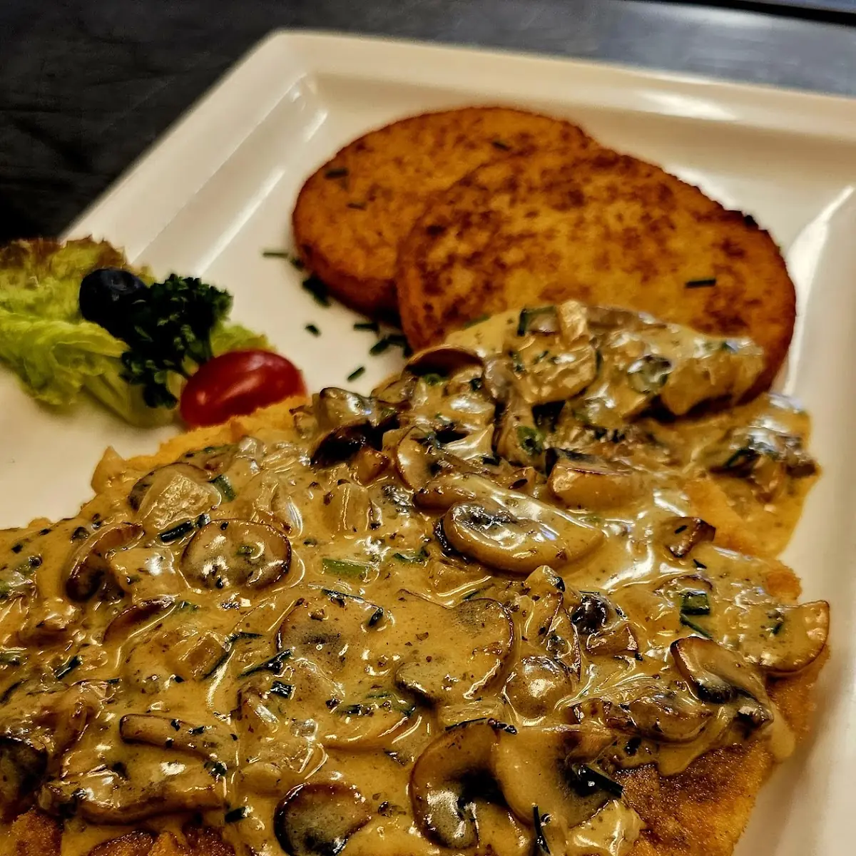 Jägerschnitzel Wiener Art Vom Schwein Oder Huhn