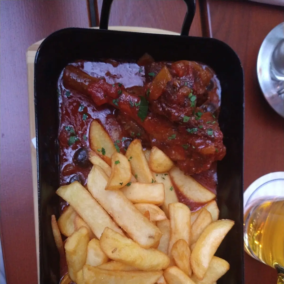 Griechisches Schaf Mit Pommes Griechische Wochen