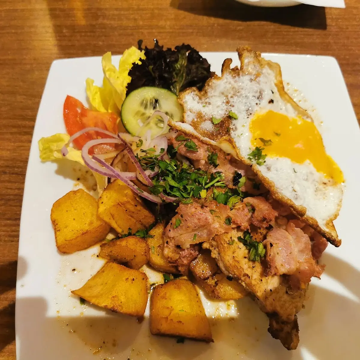 Holzfällerplatte