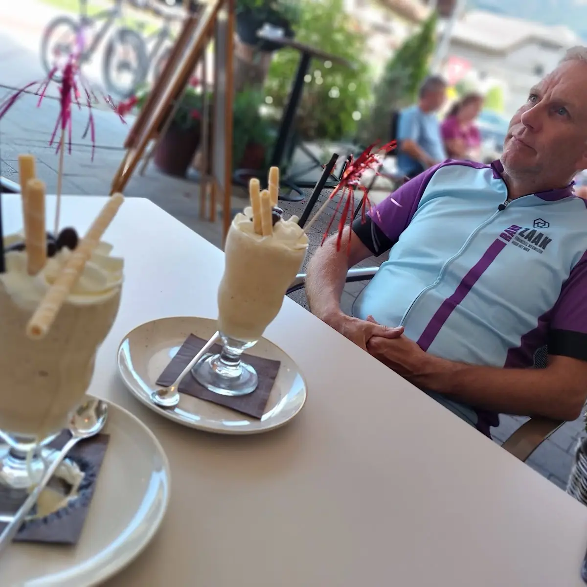 Gerührte Eiskaffee