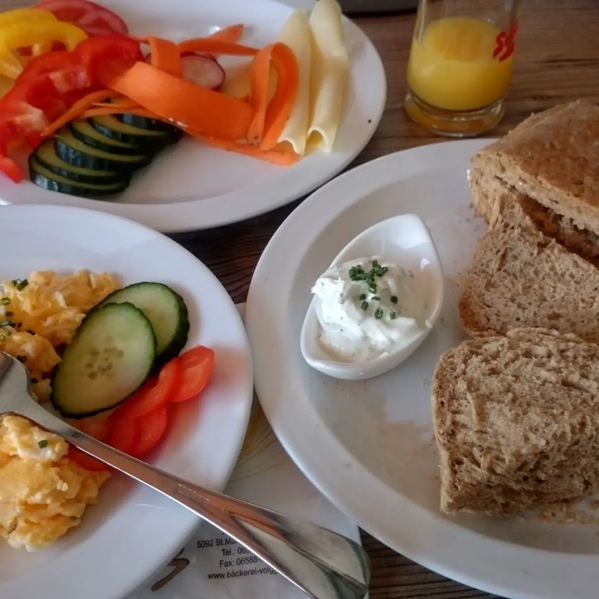 Vegetarisches Frühstück