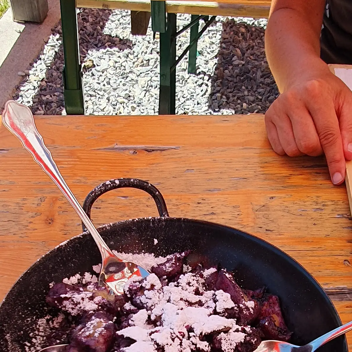 Kaiserschmarrn Mit Heidelbeeren