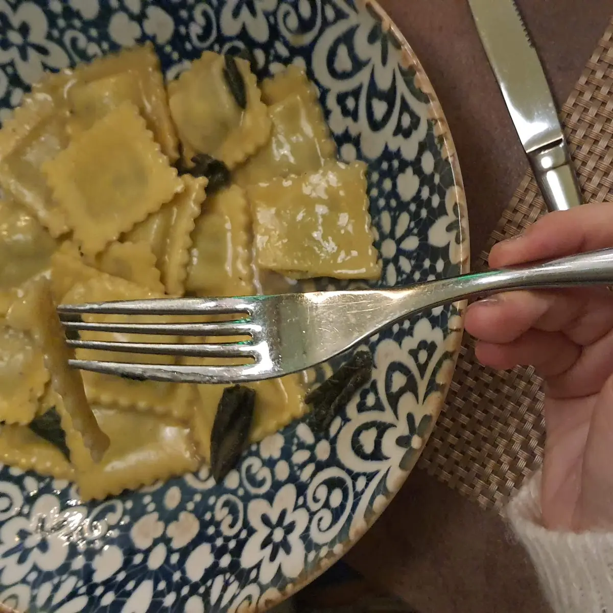 Ravioli In Butter Sauce
