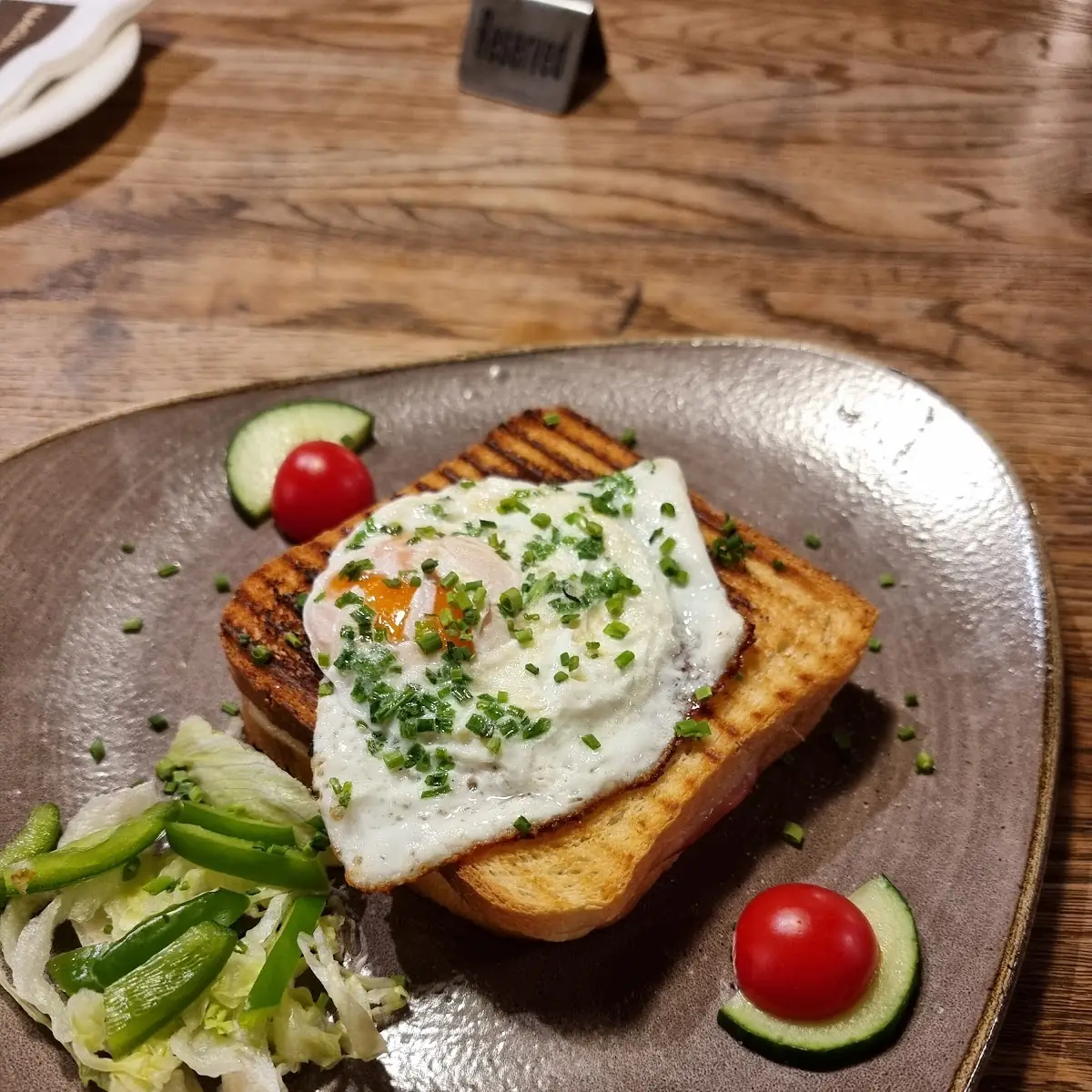 Schinken Käse Toast Mit Spiegelei