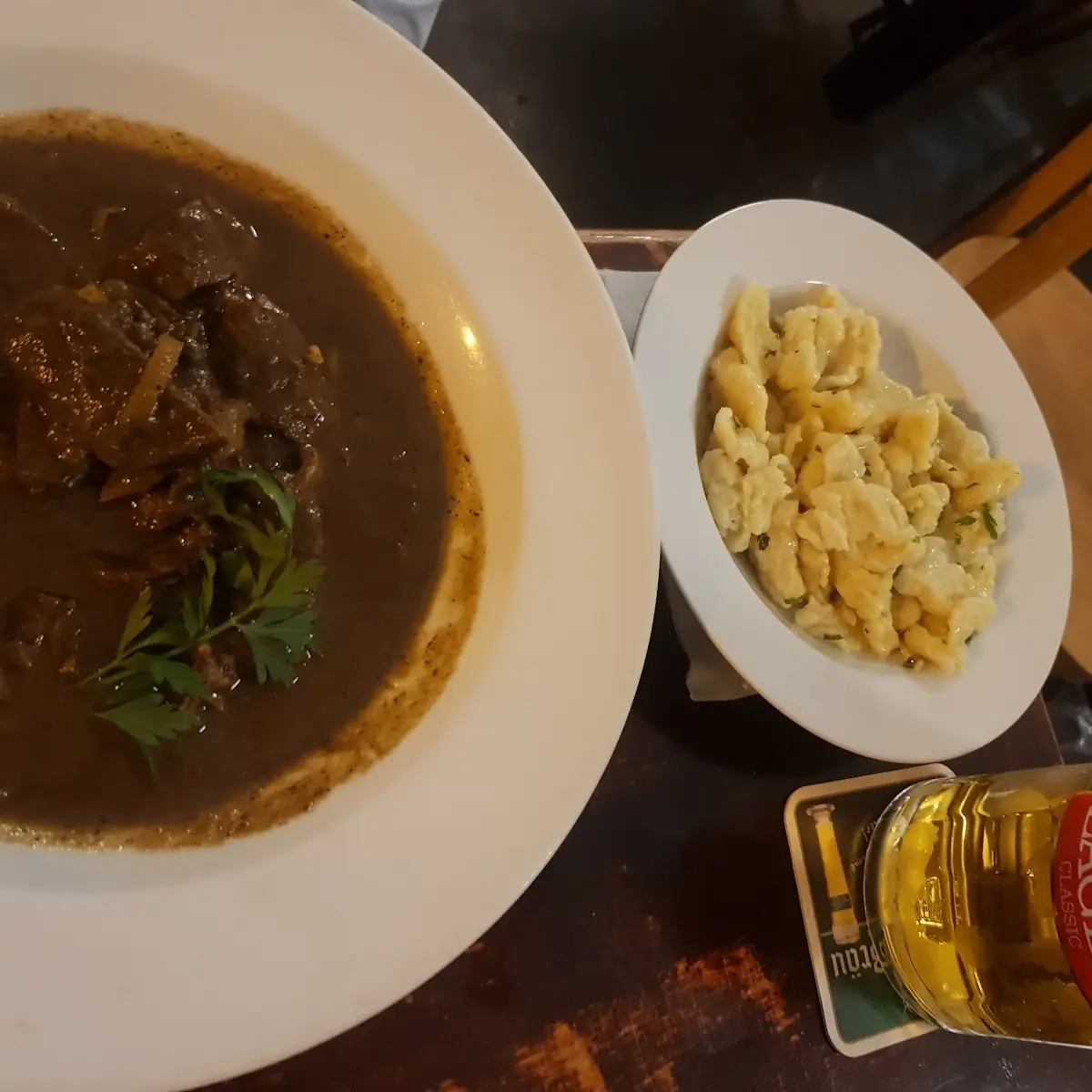 Kronfleisch Mit Nockerl