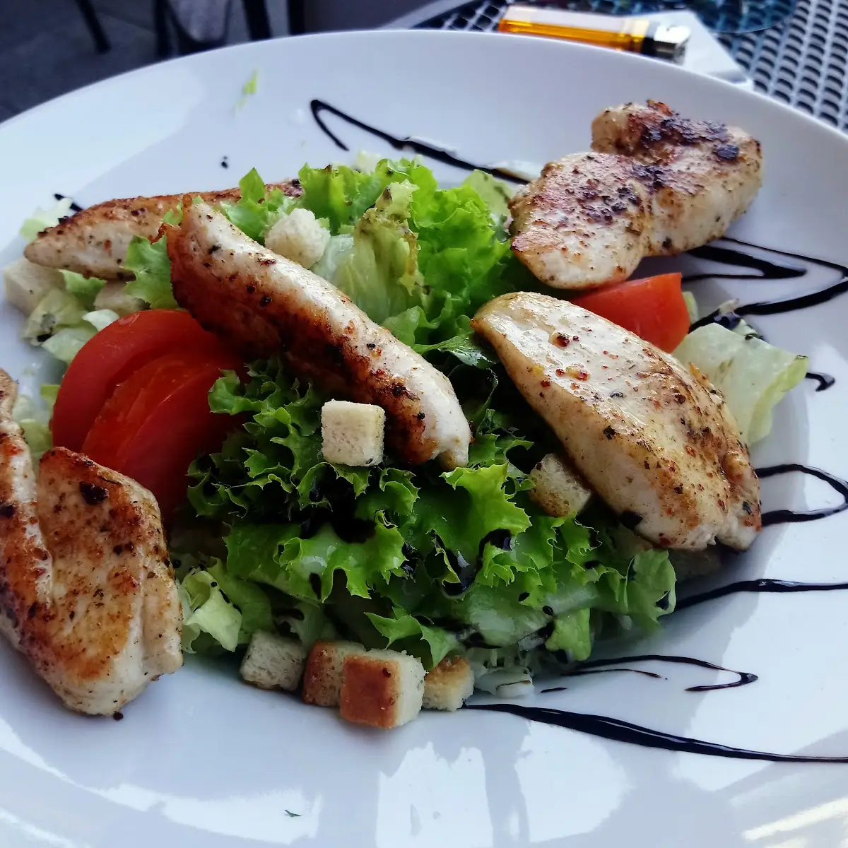 Salat Mit Putenstreifen