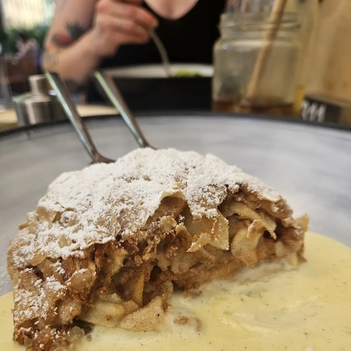 Apfelstrudel Mit Vanillesoße