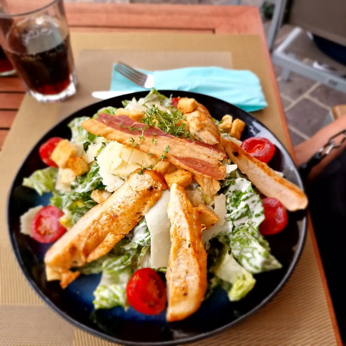 Salat Mit Putenstreifen