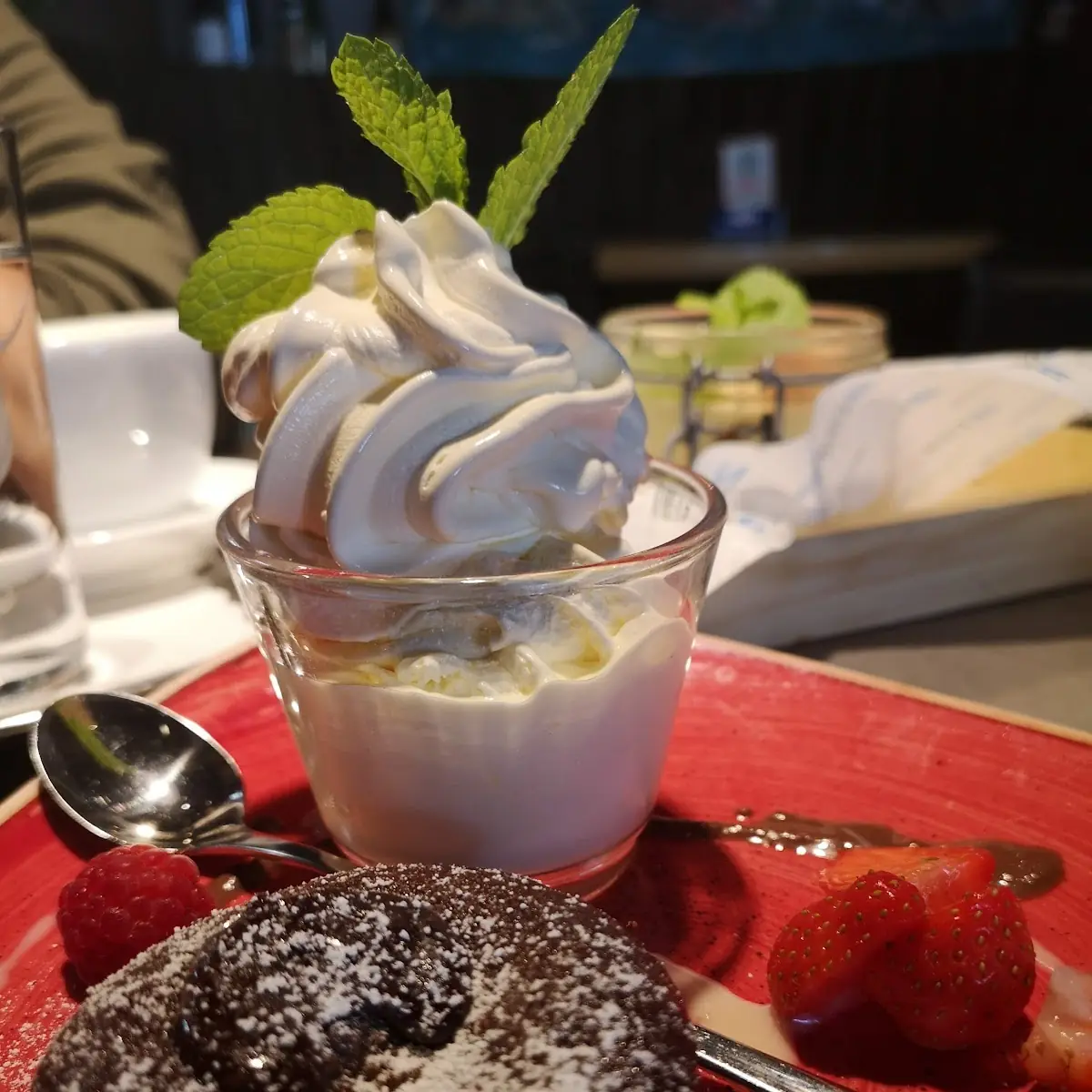 Schokokuchen Mit Vanille Eis