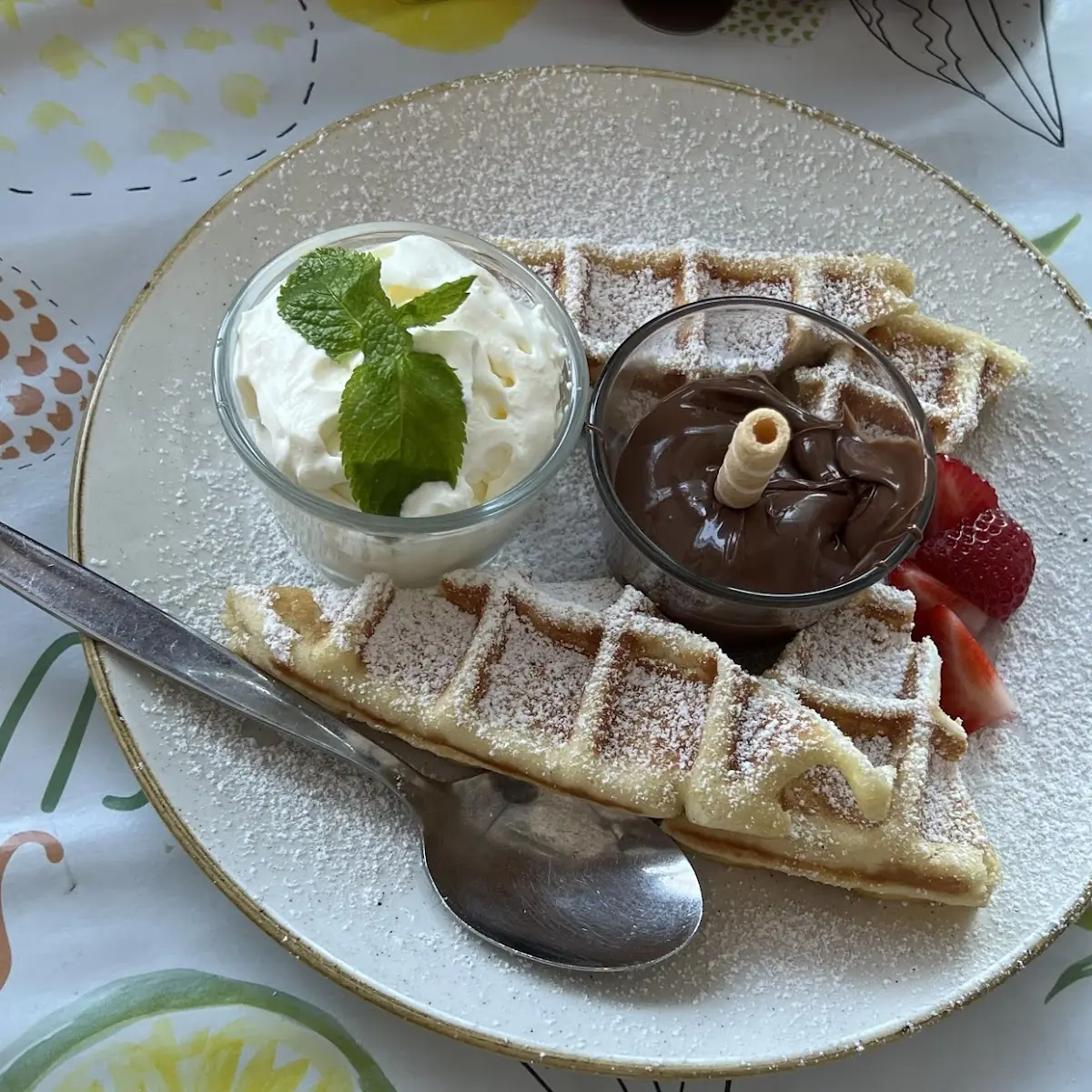 Waffeln Mit Nutella
