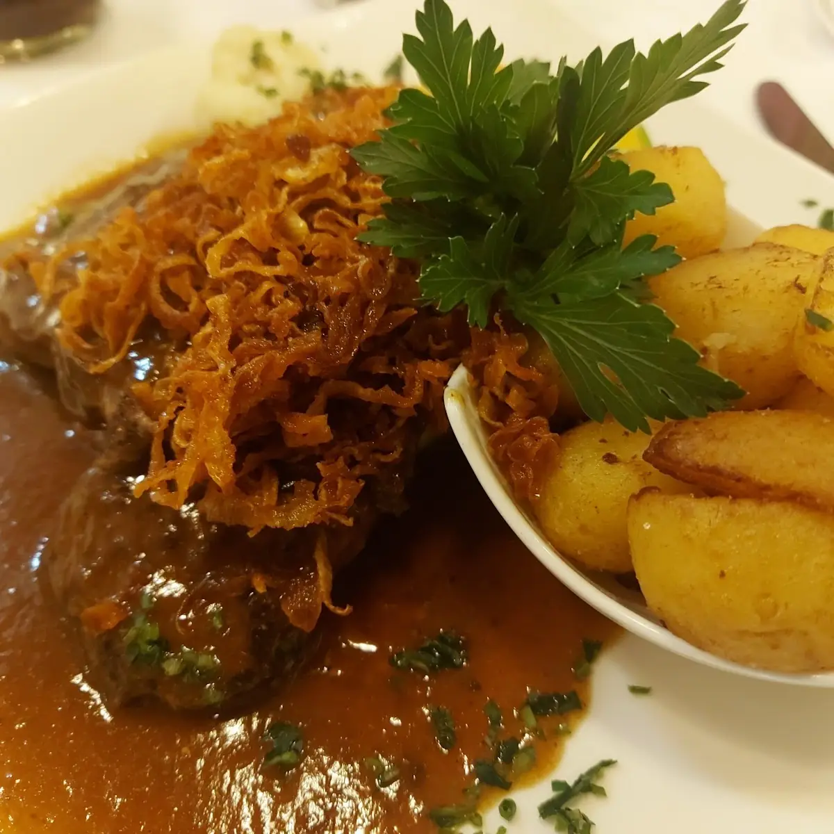 Zwiebelrostbraten Von Der Beiried