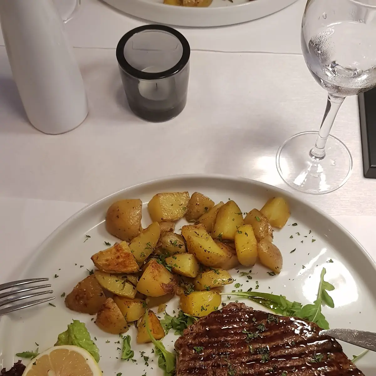 Bisteca Argentina Alla Griglia Con Verdure