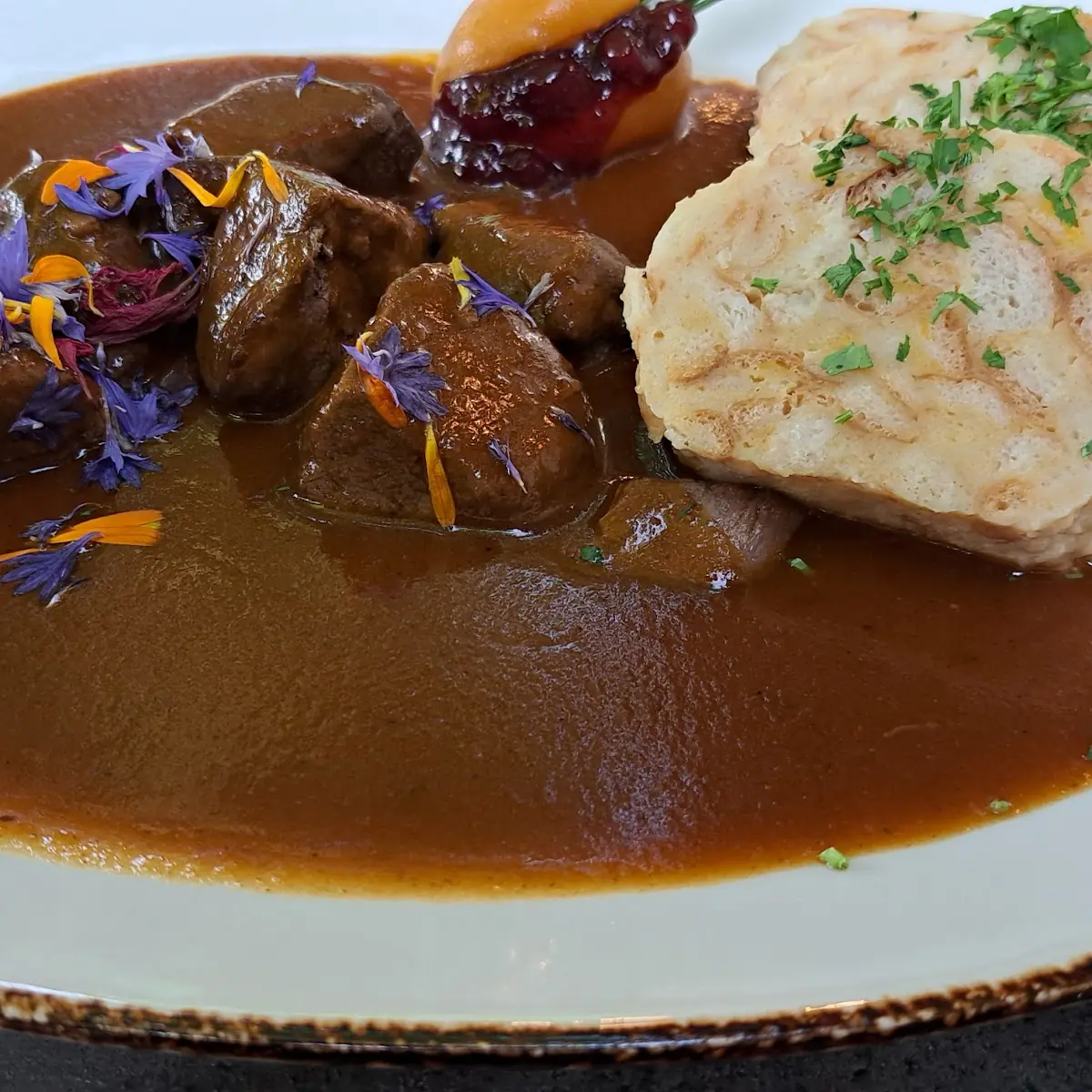 Wildschweinbraten