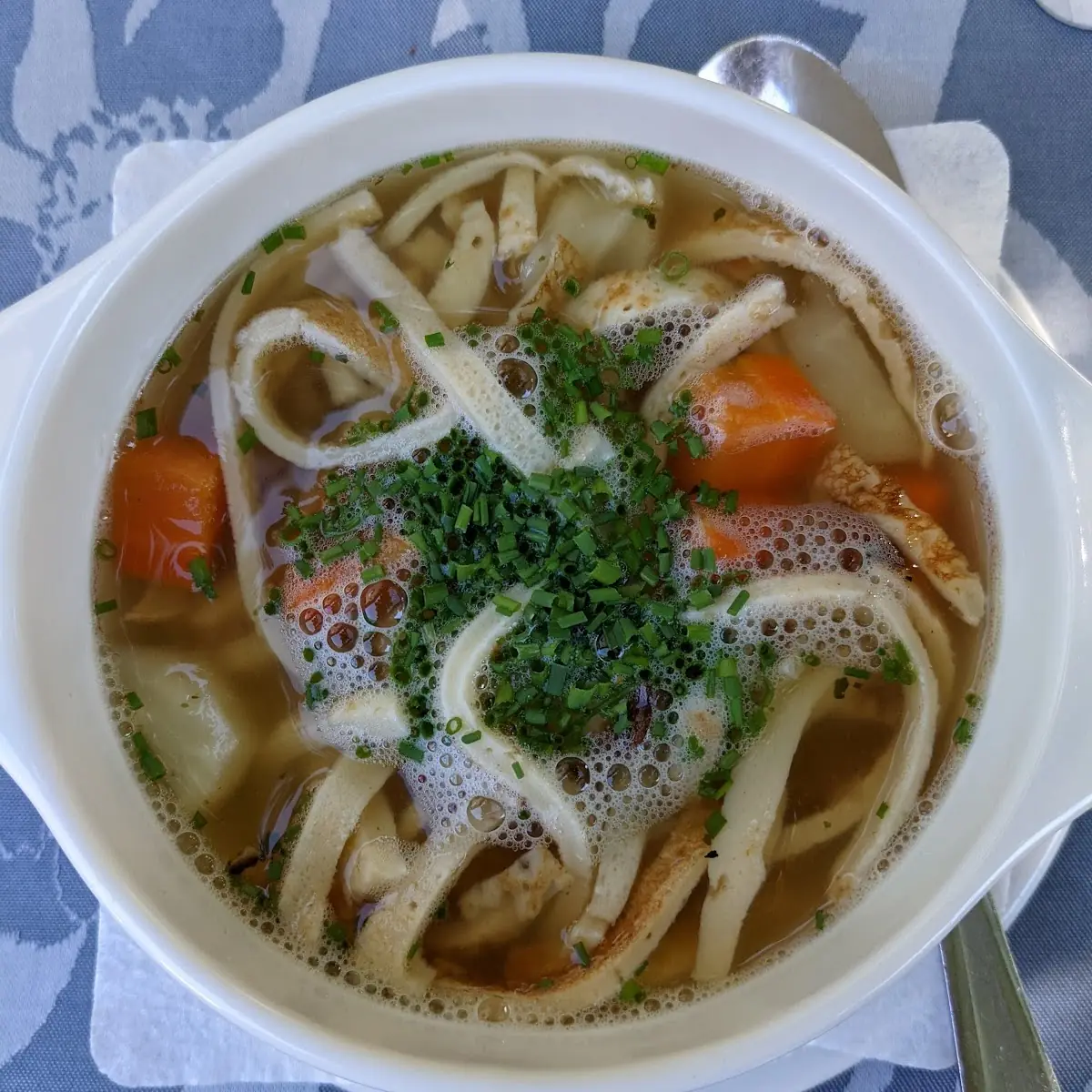 Fritattensuppe Sliced Pancake Soup