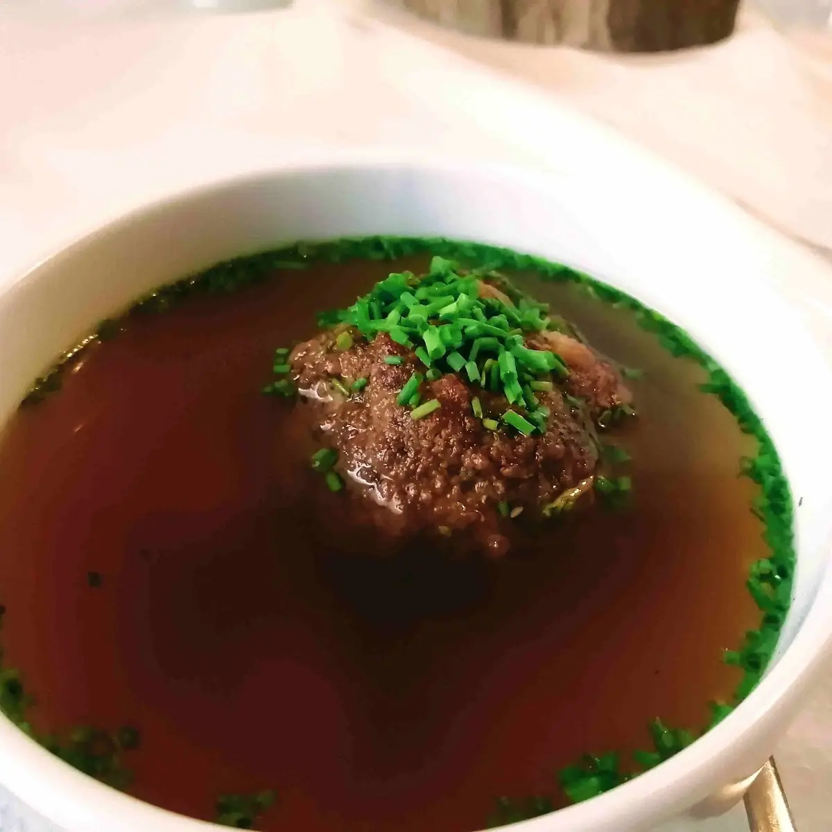 Leberknödelsuppe Liver Dumpling Soup