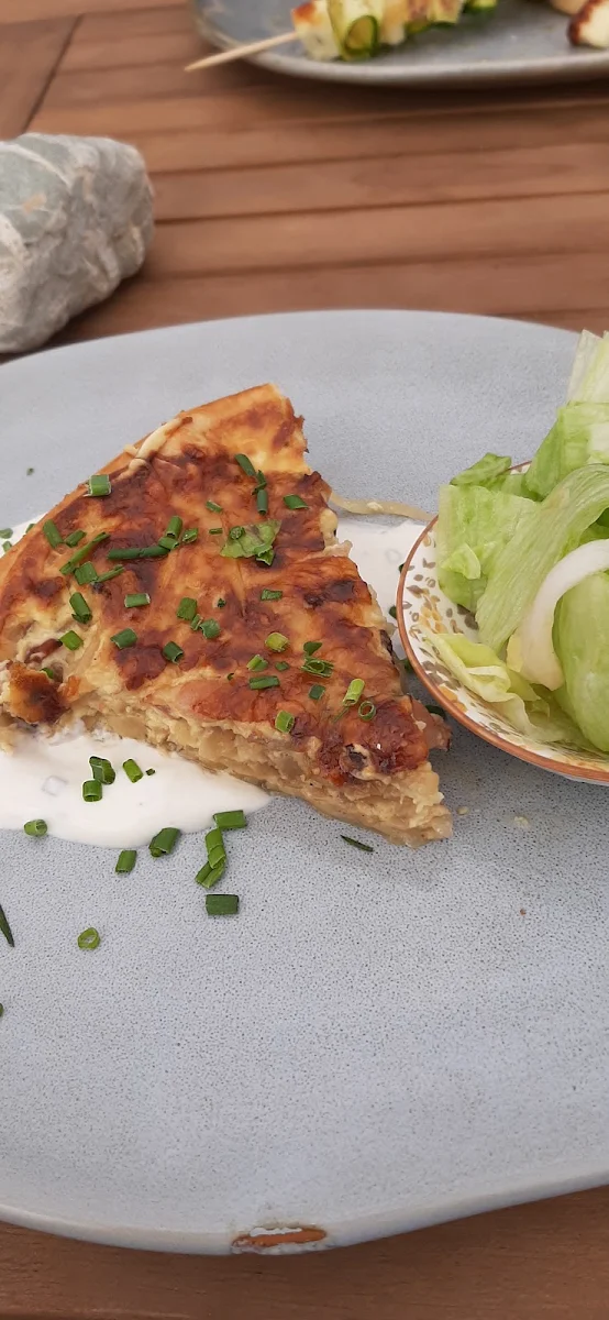 Speck-zwiebel Quiche