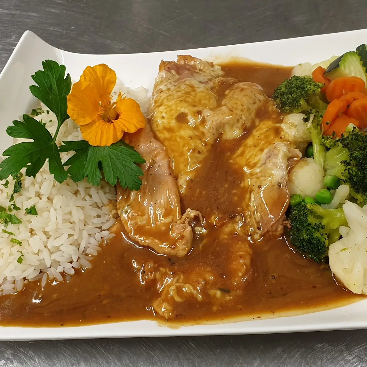 Schweizer Alm Putenschnitzerl Mit Schinken Und Käse Gratiniert