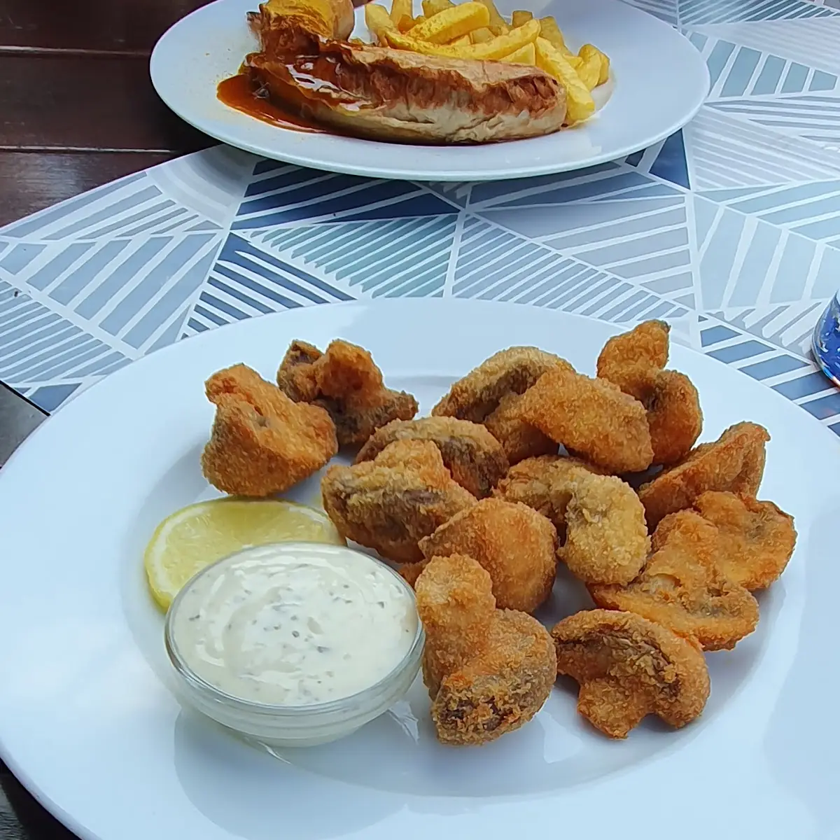 Gebackene Champignon Mit Sauce Tartare