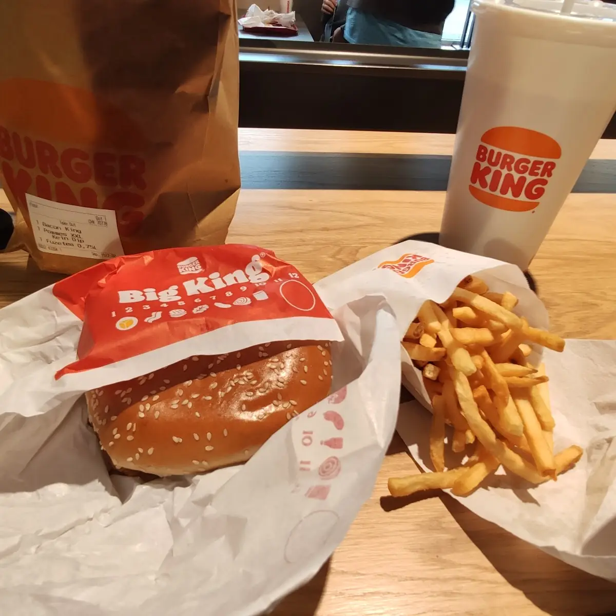 Big King with Bacon Big Fries Big Drink