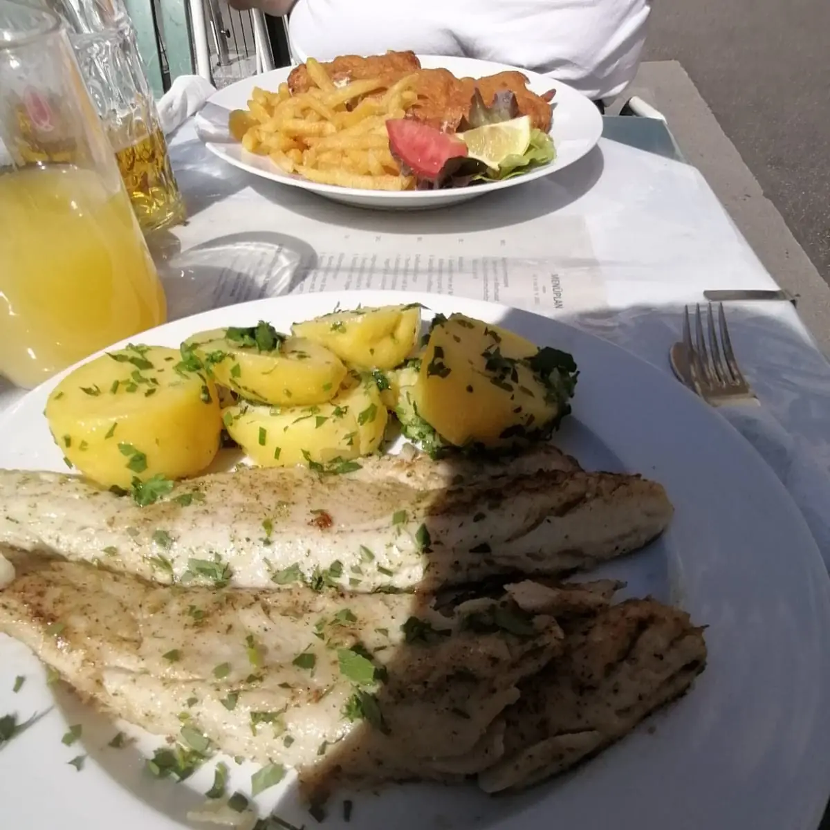 Zander Vom Grill Mit Petersilerdäpfeln