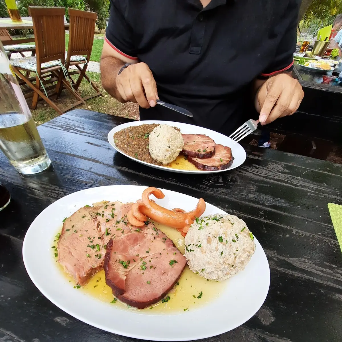 Linsen Mit Knödel