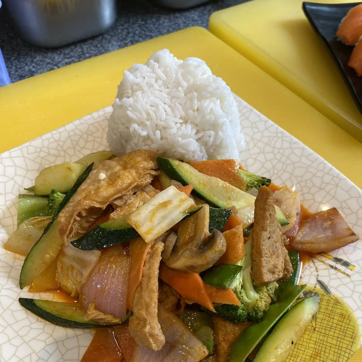 Curry Tofu Scharf
