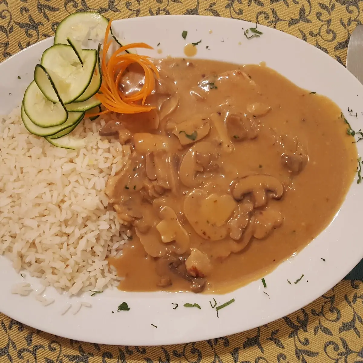 Championschnitzel Mit Reis