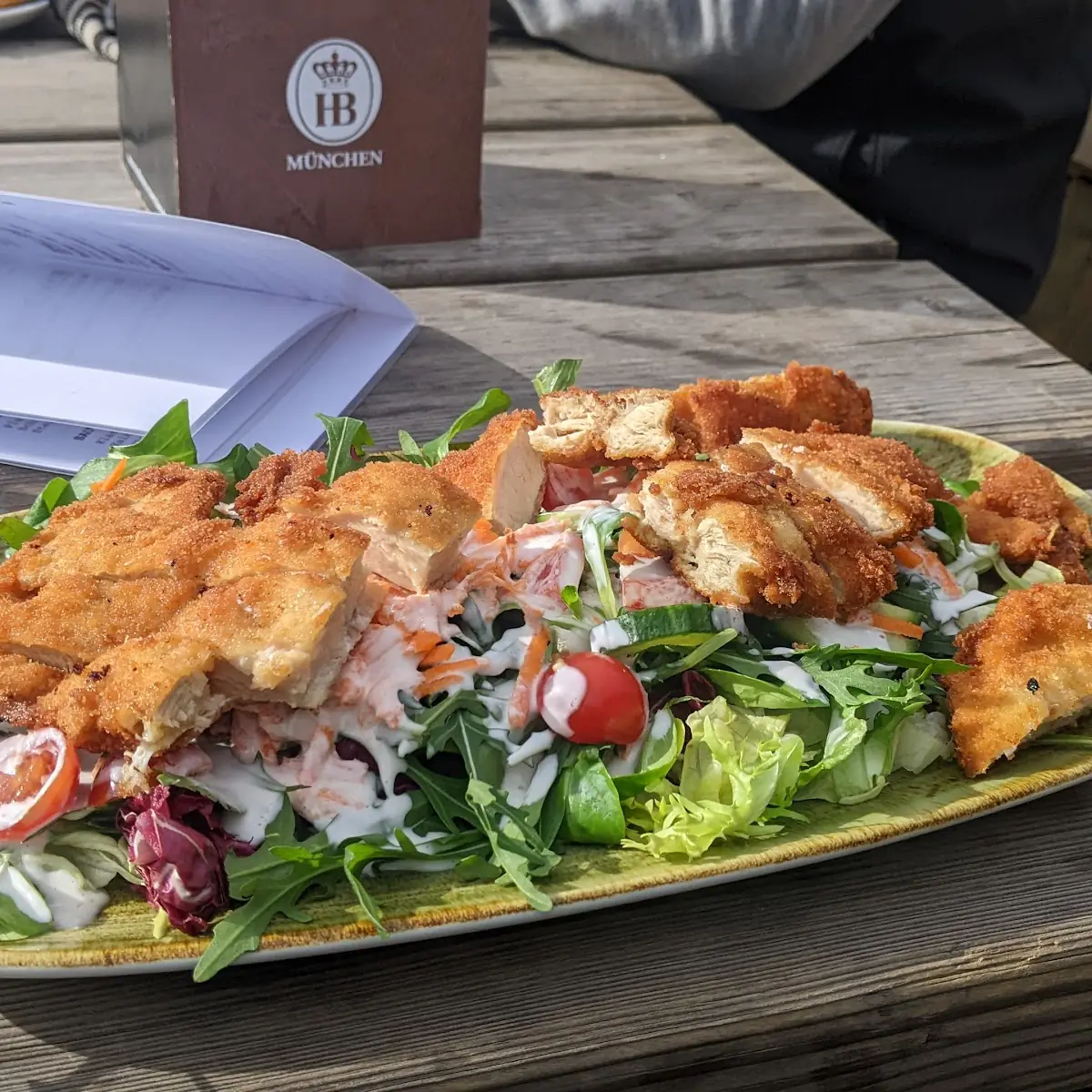Backhendel Salat
