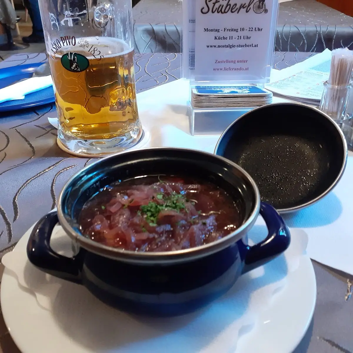 Rote Zwiebel Suppe