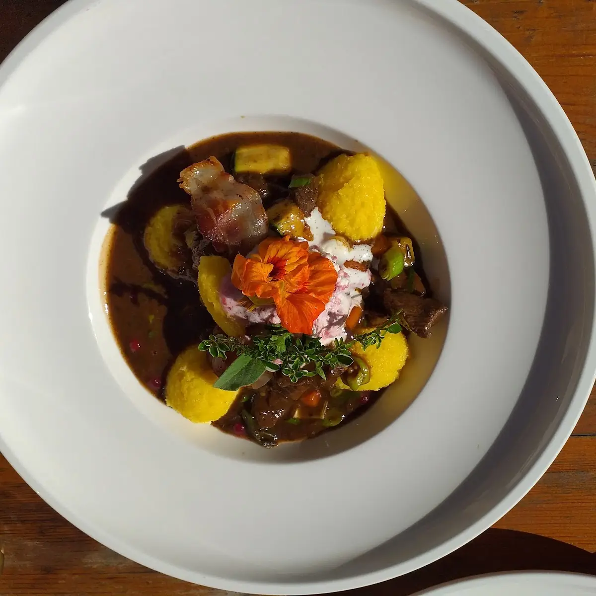 Polenta Mit Wildragout