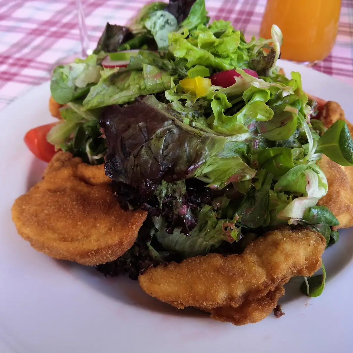 Backhendl-salat