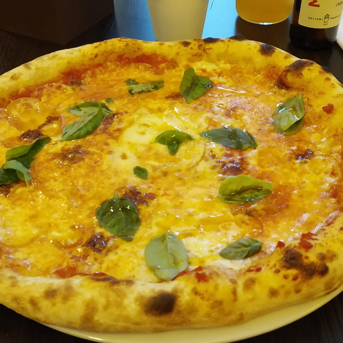 Pizza With Nduja And Scamorza