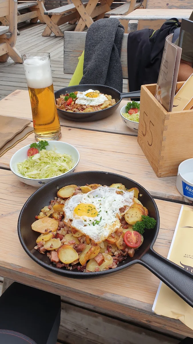 Stieralm Röstl Bratkartoffeln Mit Spiegelei
