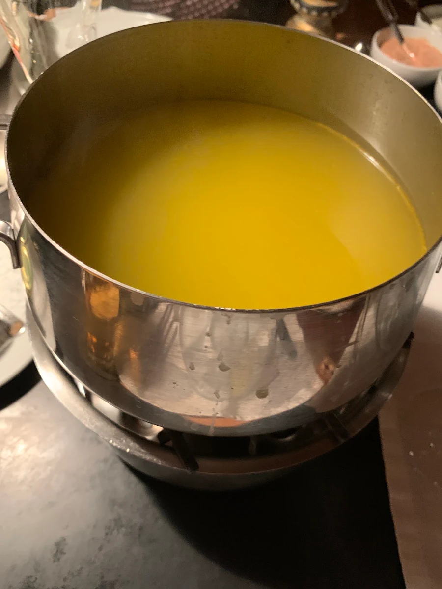 Fisch Fondue