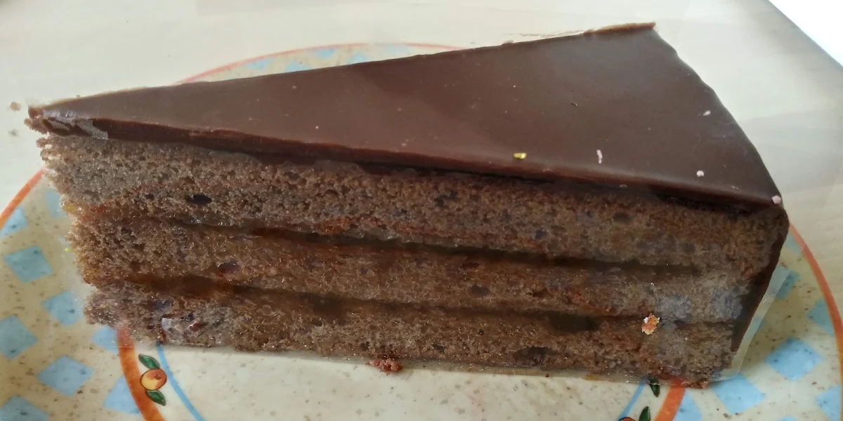 Sacher Cake Slice