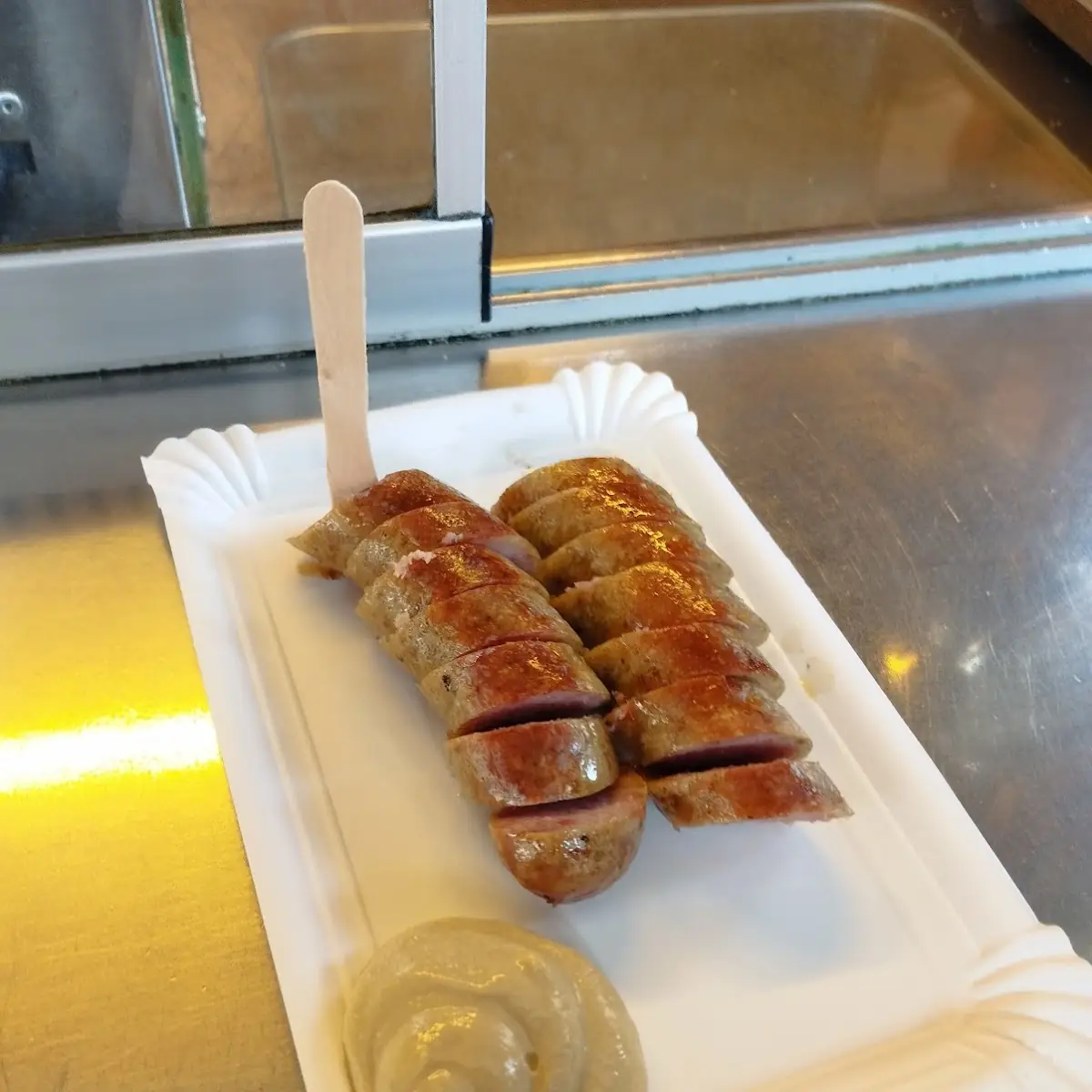 Salchichas de Cerdo Con Mostaza