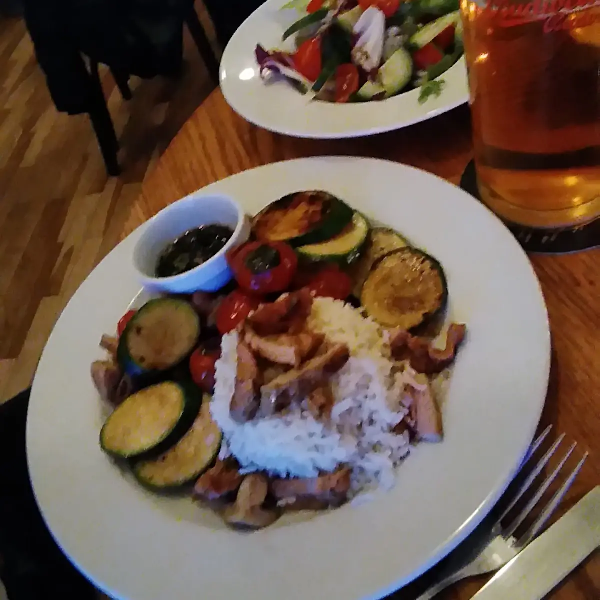 Hähnchenbrust Mit Reis