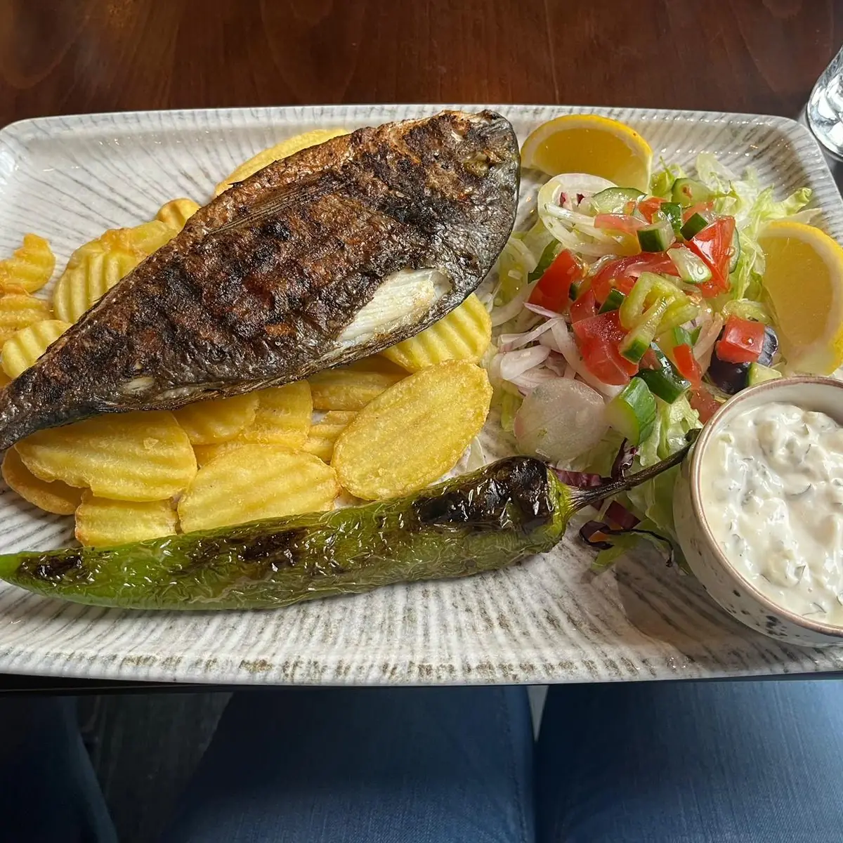 Grill Plate Fish