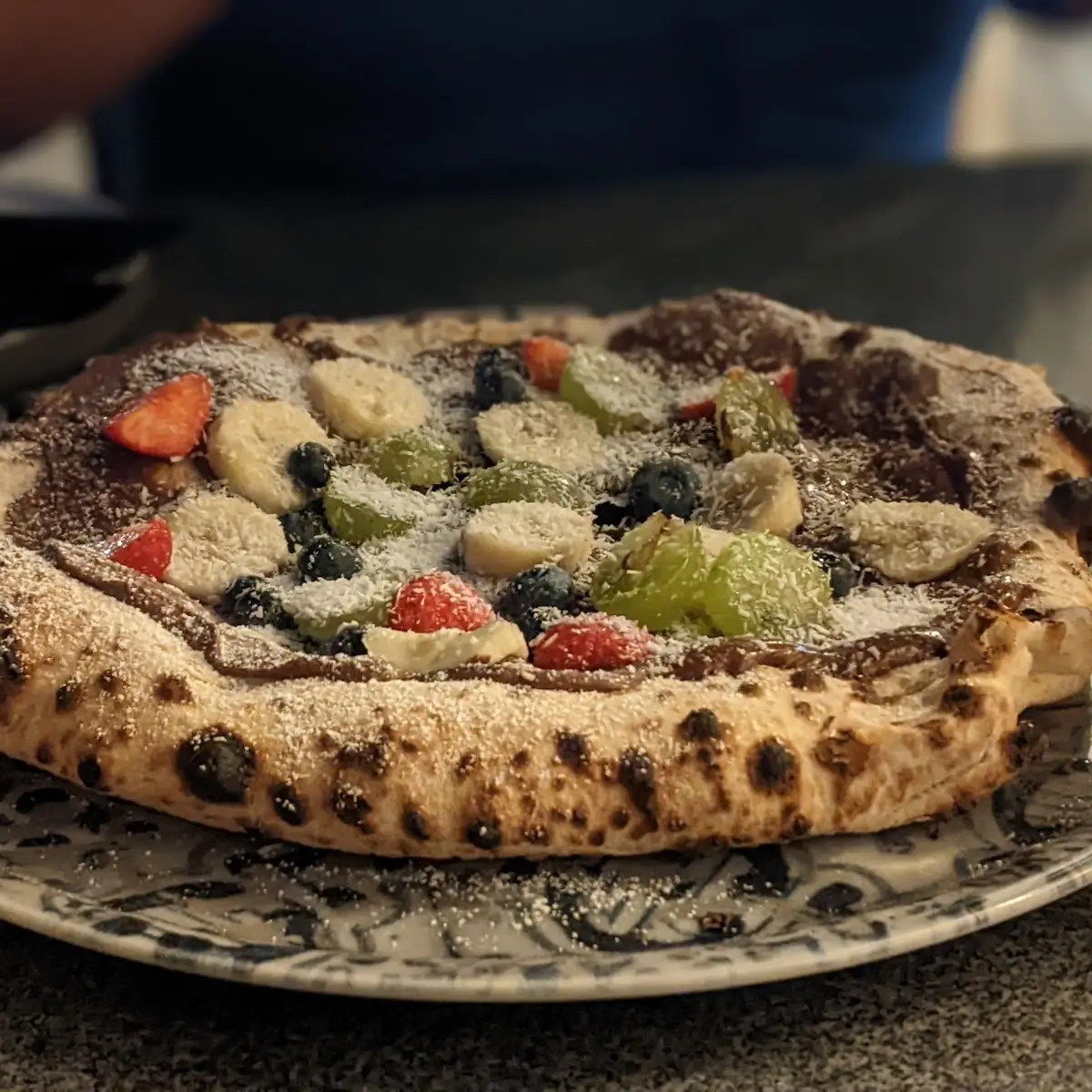 Süße Nutella Pizza