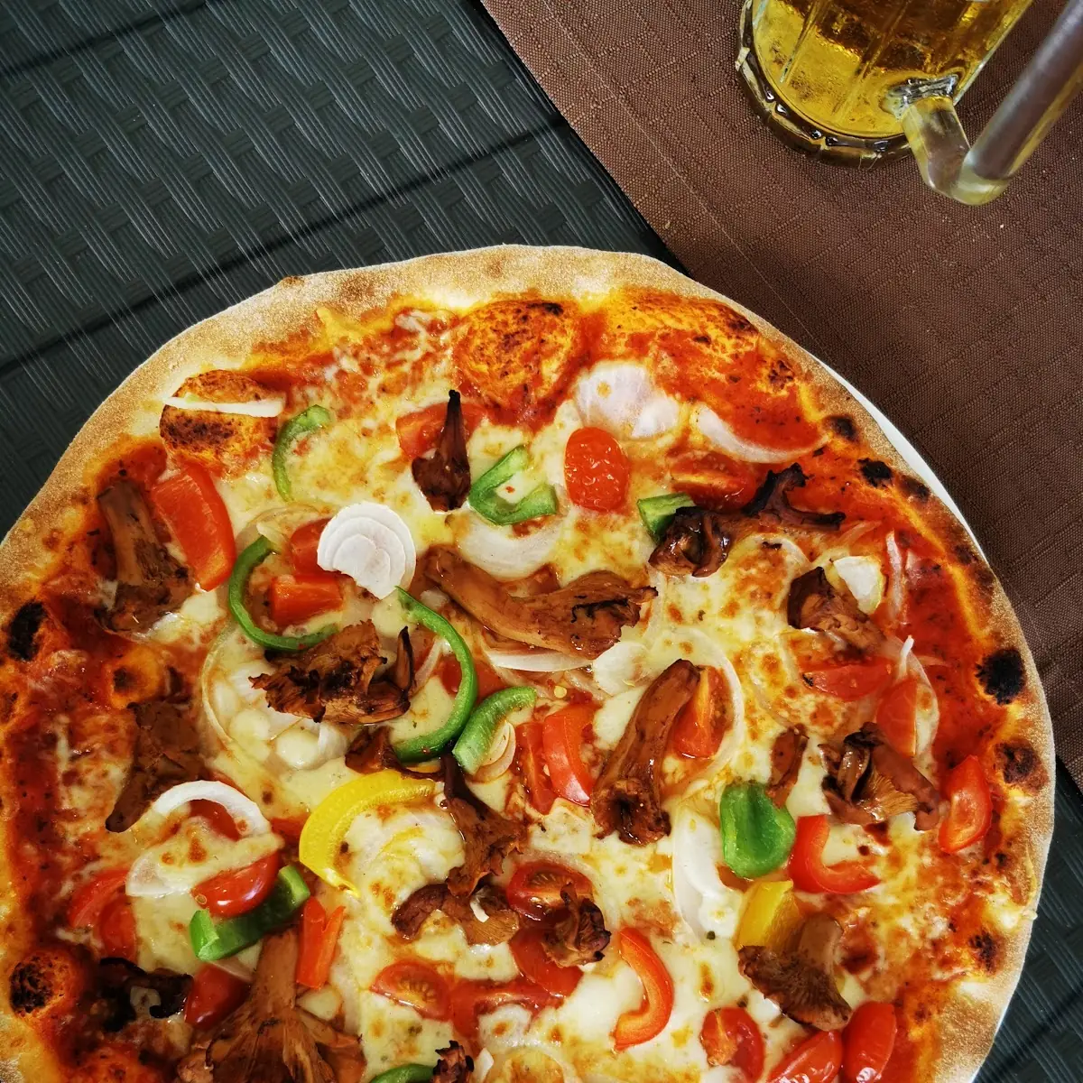 Eierschwammerlpizza