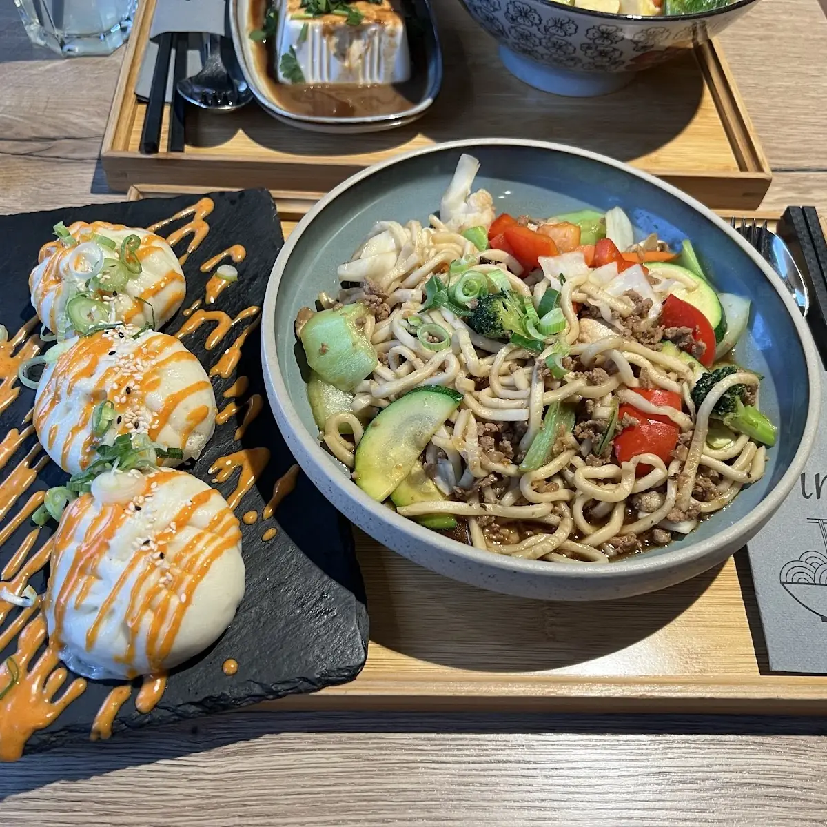 Reisschalen Lunch Menü