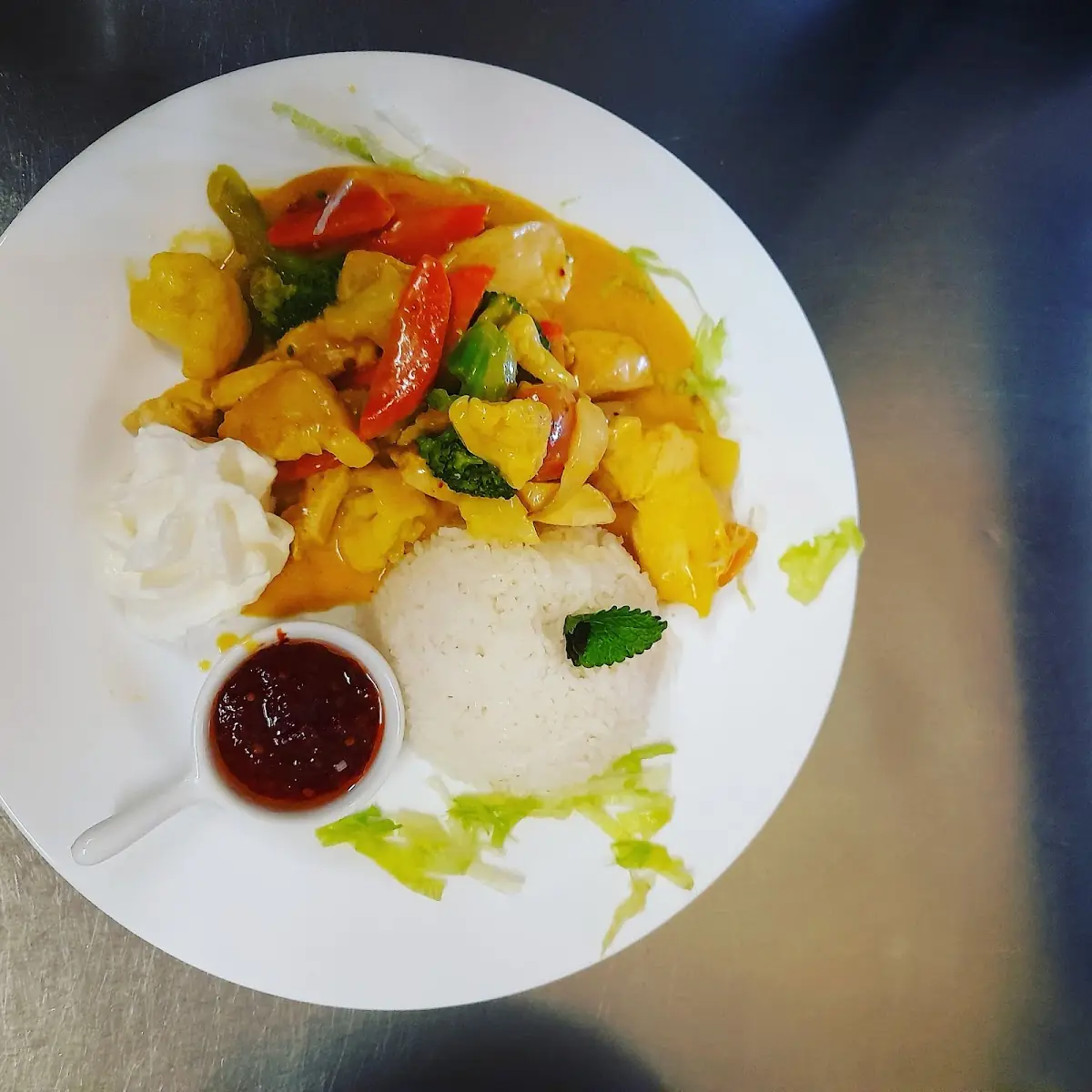 Hünchen-gemüse Curry